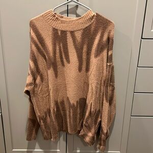 Brown Patterned Sweater